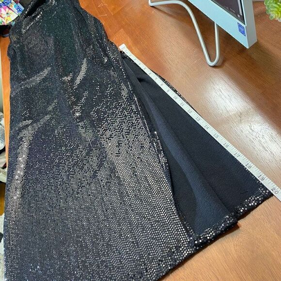 Bebe black sequins dress made in the USA - Picture 7 of 13